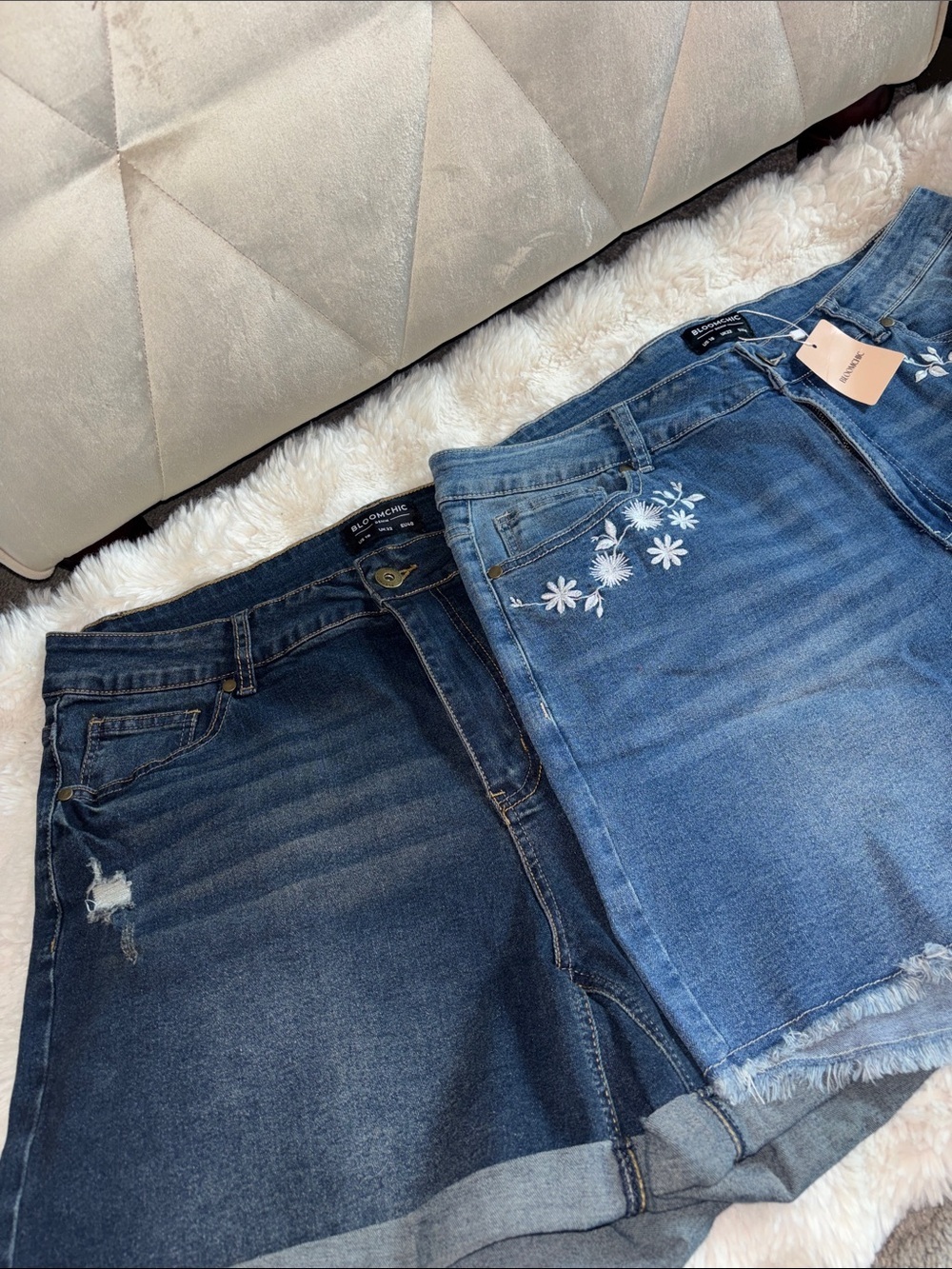2 Pairs of Denim Shorts